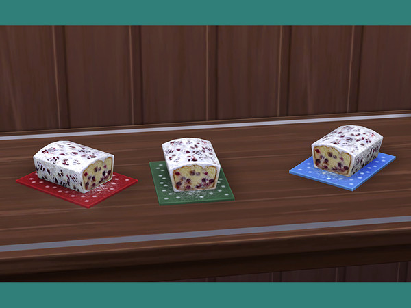 Sims 4 — Swiss Roll by soloriya — Delicious spiral of cake layered with jam, covered in chocolate frosting, decorated