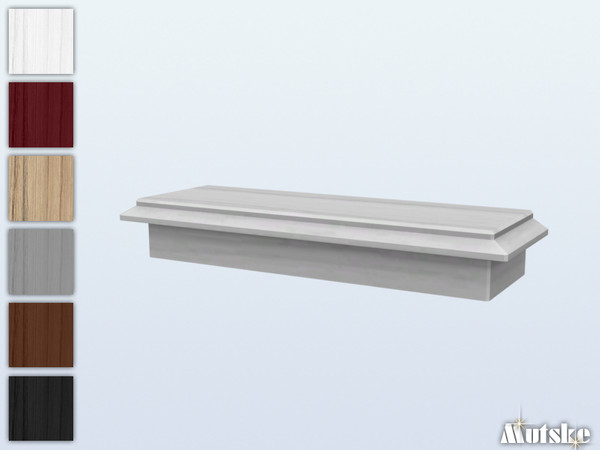 Sims 4 — Sir Cunningham Windowsill 1x1 by Mutske — Part of Sir Cunningham Window and Door Collection. Made by Mutske@TSR.