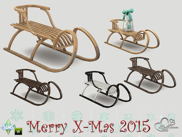 Sims 4 — XMas 2015 Sleigh by BuffSumm — May this holiday season sparkle and shine, may all of your wishes and dreams come