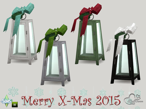 Sims 4 — XMas 2015 Lantern by BuffSumm — May this holiday season sparkle and shine, may all of your wishes and dreams