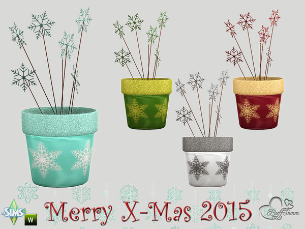 Sims 4 — XMas 2015 Star Pot by BuffSumm — May this holiday season sparkle and shine, may all of your wishes and dreams