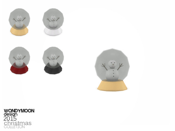 Sims 4 — Christmas 2015 - Snow Globe by wondymoon — - Christmas 2015 - Snow Globe - Wondymoon|TSR - Dec'2015