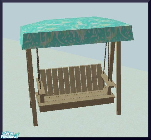 Sims 2 — D2DTC 37 - Garden Swing Leaves fabric by D2Diamond — This set was created by Shakeshaft, the texture provided by