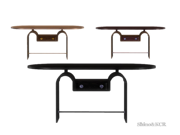 Sims 4 — Art Deco Dining - Diningtable by ShinoKCR — Wonderful done in Art Deco Style, Silver Handles