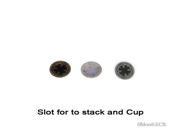 Sims 4 — Art Deco Dining - Plate for Cup by ShinoKCR — hand painted, Porcellain, Art Deco Style, Part of a Set You place