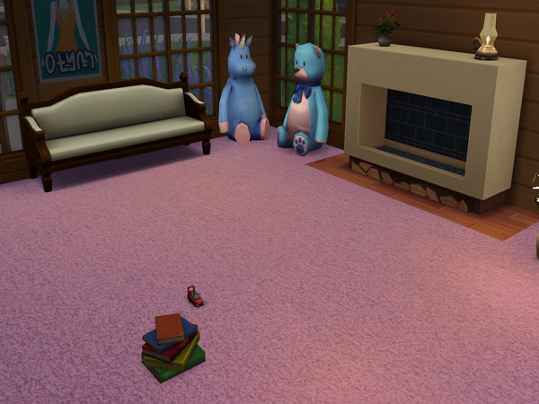 Sims 4 — Pale Pink CutPile Carpet by abormotova2 — Standard cut pile carpet in Pale pink