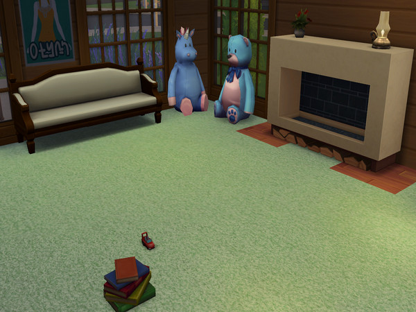 Sims 4 — Sage Green Carpet by abormotova2 — Standard cut pile carpet in Sage Green