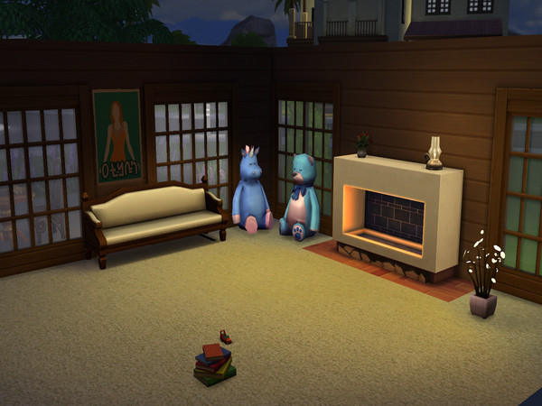 Sims 4 — Tea Coloured Carpet by abormotova2 — Standard cut pile carpet in Tea colour