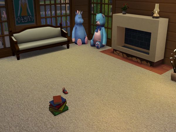 Sims 4 — Biscuit Beige Carpet by abormotova2 — Standard cut pile carpet in Beige Colour