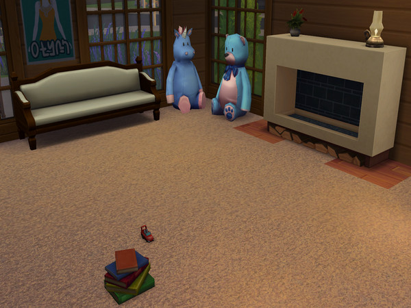 Sims 4 — Blush Carpet by abormotova2 — Standard cut pile carpet in Blush Colour