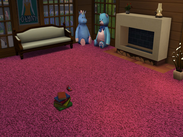 Sims 4 — Sparkly Rose Carpet by abormotova2 — Standard Cut Pile Carpet in Sparkly Rose