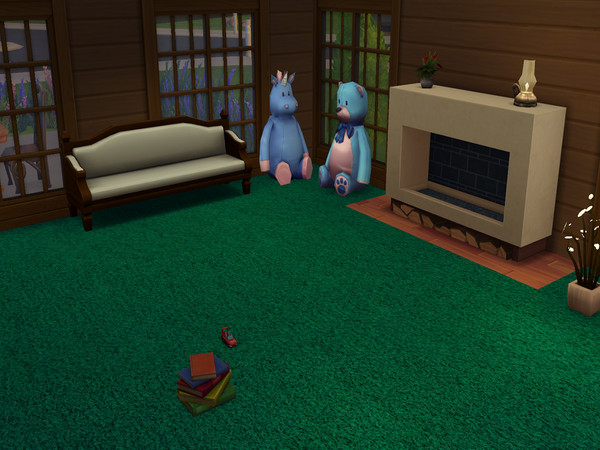 Sims 4 — Dark Teal Carpet by abormotova2 — Standard Cut Pile Carpet in Dark Teal Carpet