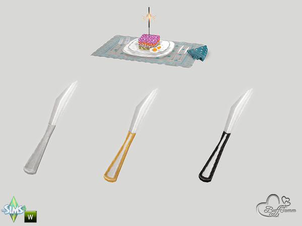 Sims 4 — New Year Knife Large by BuffSumm — May your New Year be filled with adoration, happiness, warmth and cheer; and