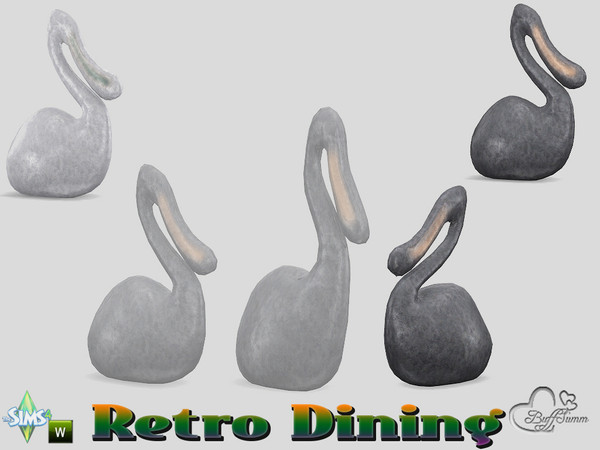 Sims 4 — Retro Dining Duck v3 by BuffSumm — Traveling back in time.... Retro Dining... Stylish, Colorful, just Retro :)