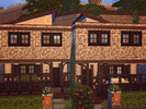 Sims 4 — Townhouse by Henso — This townhouse is perfect for Windenburg. First house suits for those who are into music
