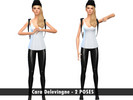 Sims 4 — Cara Delevingne- 2 POSES by Julissa_ — Hi. These are my Cara Delevingne poses. -These poses replaces the active