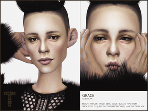 Sims 4 — Grace by richie-richie-t — Who: Grace, American, born October 14th. GamePacks: The Sims 4: Get to Work The Sims