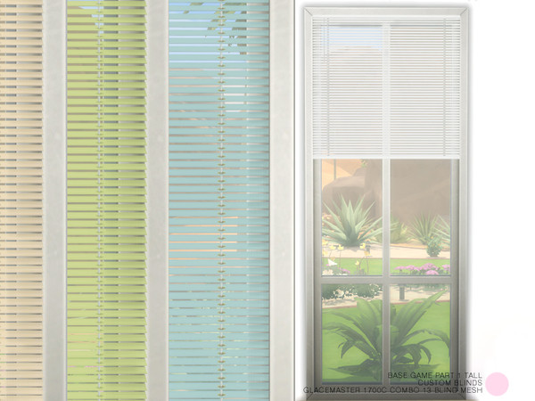 Sims 4 — Glacemaster 1700C Combo 13 Blind Mesh by DOT — Glacemaster 1700C Combo 13 Blind Mesh by DOT of The Sims Resource