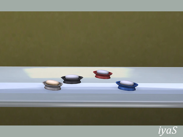 Sims 4 — Soap Rack by soloriya — Your soap will never get soaked again with this simple and elegant soap rack. Part of