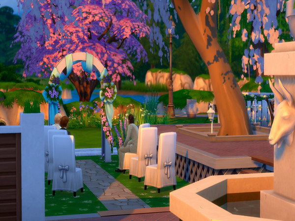 Sims 4 — Wedding space by Josephcl — Fabulous community lot is the perfect place to hold your weddings! Entertainment