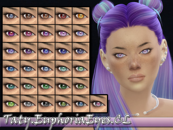 Sims 4 — [Ts4]Taty_EuphoriaEyes_CL by tatygagg — - Contact Lenses (Costume Makeup) - Female, Male - Human, Alien - Child,