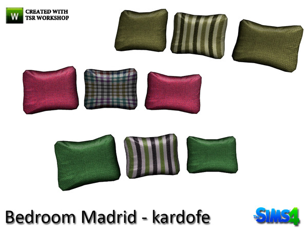 Sims 4 — kardofe_Bedroom Madrid_Cushions by kardofe — Group pads to place on the couch 