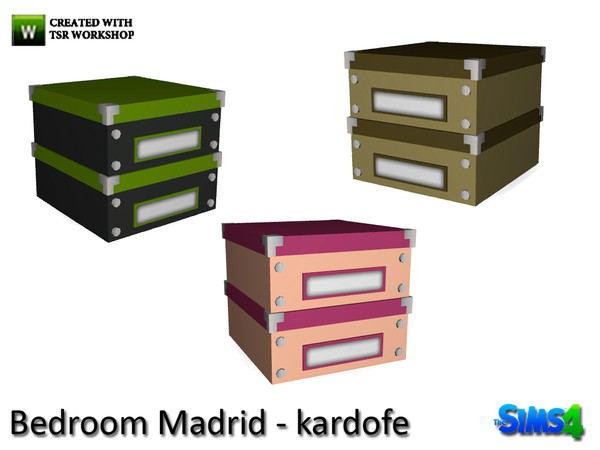 Sims 4 — kardofe_Bedroom Madrid_Sorting boxes by kardofe — Two large boxes of management