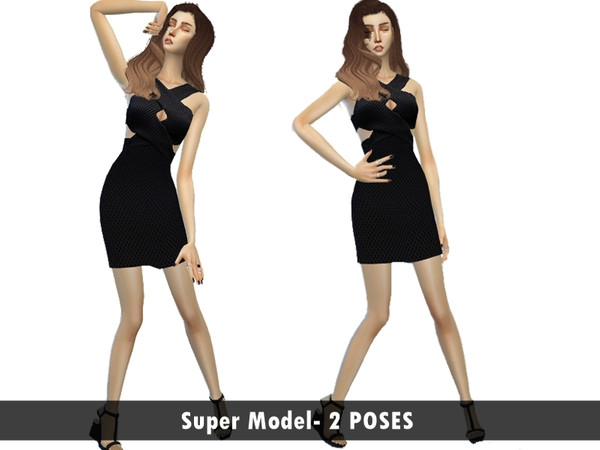 Sims 4 — Super Model- 2 POSES by Julissa_ — Hi :) -These poses replaces the art lover trait. -You don't need use any
