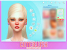 Sims 4 — Cute Blush by whichbringsdeath — - Standalone item. - Custom thumbnail. - Five swatches (really are three. two