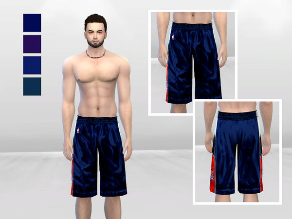 Sims 4 — Bobcat Sports Short by McLayneSims — Standalone item 4 Swatches No recoloring Please don't upload my works to