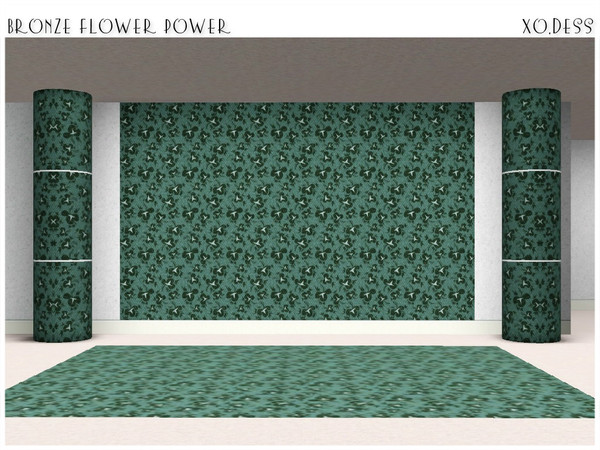 Sims 3 — Dess_Bronze Flower Power. by Xodess — Bronze Flower Power... part of my - CHAIN REACTION - set. How to find it