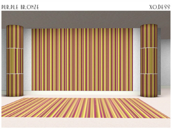 Sims 3 — Dess_Purple Bronze. by Xodess — Purple Bronze... part of my - BRONZE - set. How to find it in game: After