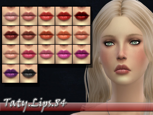 Sims 4 — [Ts4]Taty_Lips_84 by tatygagg — -Female -Human, Alien -Teen to Elder 