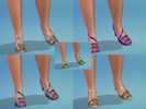 Sims 4 — Slingback Open-toed Heels with Polish - Luxury Party needed by jwwhitaker2 — A re-color of the Maxis slingback