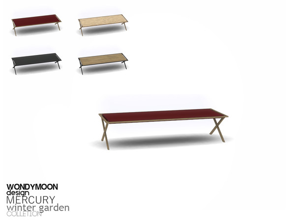 Sims 4 — Mercury Coffee Table by wondymoon — - Mercury Winter Garden - Coffee Table - Wondymoon|TSR - Creations'2016