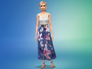 Sims 4 — Outfit with flowers- Get Together needed by mimi18182 — Outfit with nice flowrs.