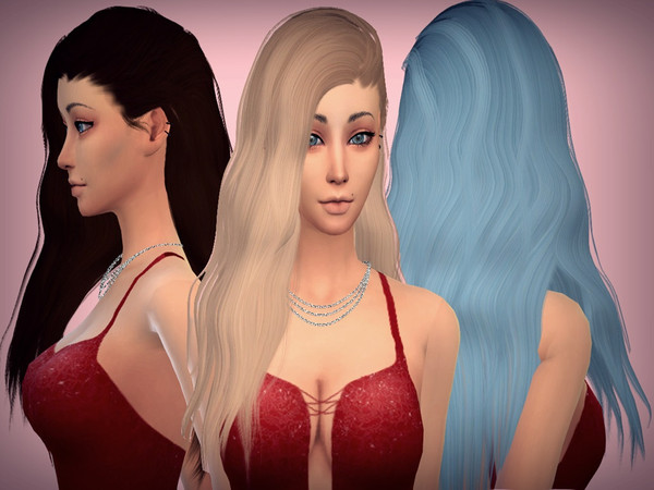 Sims 4 — M-Shi - Stealthic Solace Hair Retexture (Mesh Needed) by mikerashi — -50 Colors -Texture by me -Teen through