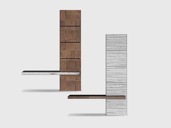 Sims 4 — Pure Dining - Room Divider (medium wall) by ung999 — Pure Dining - Room Divider with shelf for medium wall Color