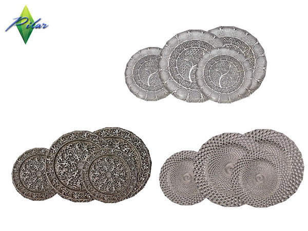 Sims 4 — Soul Deco Plates by Pilar — Contemporary Soul