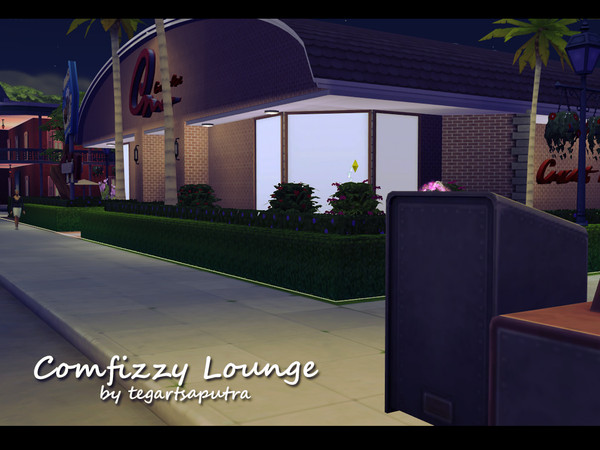 Sims 4 — Comfizzy Lounge by tegartsaputra — The one-floor simpe lounge with Bar, Music Instruments, Dining Sets and