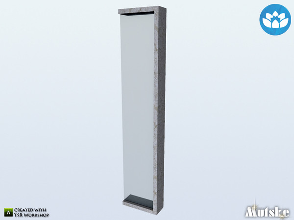 Sims 4 — Nebo Modern Window Right Tall Large Wall size 1x1 by Mutske — Part of the Nebo Modern Windows. Made by