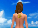 Sims 4 — The Hunger Game's Mockingjay Tattoo by Luqque — This mod adds a Mockingjay tatto to your collection! Standalone.