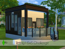 Sims 4 — Teeny by Fiend — Build as part of the 5x5 tiles challenge, Teeny is a nice and tiny modern-style house for your