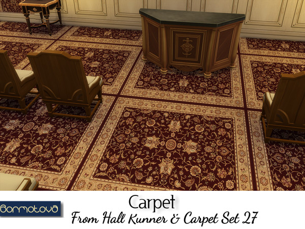 Sims 4 — Hall Runner & Carpet Set 27 by abormotova2 — From Hall Runner &amp; Carpet Set 27, includes 1 hall
