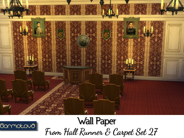 Sims 4 — Hall Runner & Carpet Set 27 by abormotova2 — From Hall Runner &amp; Carpet Set 27, includes 1 hall