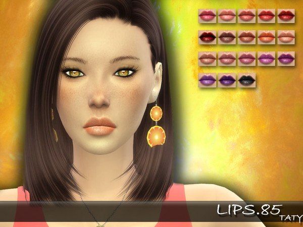 Sims 4 — [Ts4]Taty_Lips_85 by tatygagg — -Female -Human, Alien -Teen to Elder