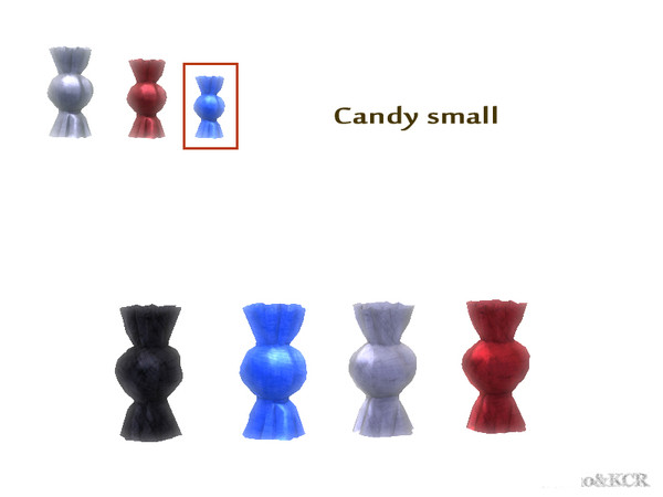 Sims 4 — Under Stair Deco - Candy Small by ShinoKCR — metal Candy, formed like a Candy