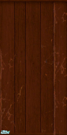 Sims 2 — Frederick's Bedroom - Wood Wall 2 by tlkaska — This distressed wood wall was designed for: Frederick's Bedroom.