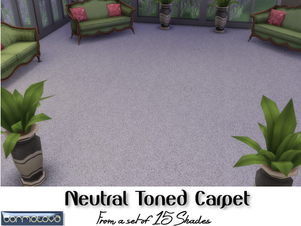 Sims 4 — Neutral Carpet by abormotova2 — From a set of 15 neutral carpets from cool to warm shades.