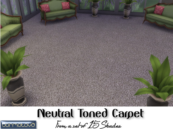 Sims 4 — Neutral Carpet by abormotova2 — From a set of 15 neutral carpets from cool to warm shades.